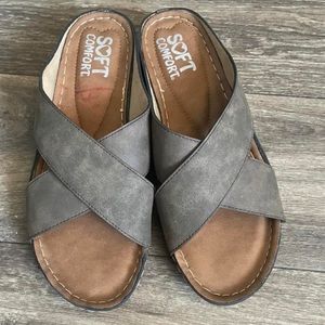 Soft comfort shoe sandal sz 8.5